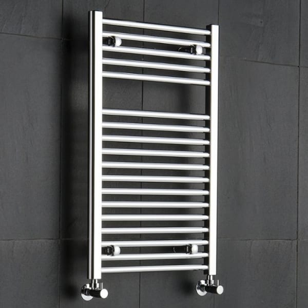 Radiatore Scaldasalviette Piatto - Cromato - 730mm x 450mm - 304 Watt - Arno