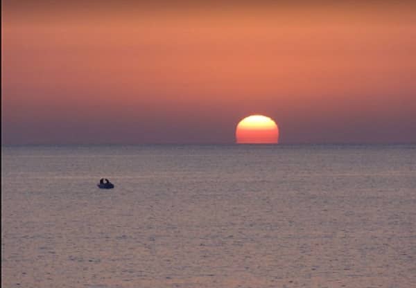 sole tramonto